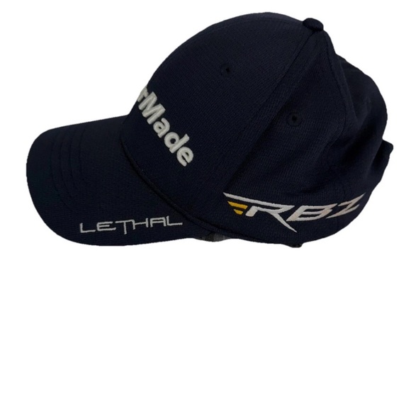 TaylorMade Golf Dark Blue Golf Hat Adjustable Clasp Back - Picture 4 of 7